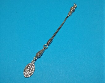 Turkish 925 Sterling Silver Tassel Pendant Whip metal tassel Islamic Muslim Prayer Beads Tesbih Harfler Puskul Tamiri Yapim Tasbeeh