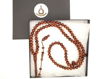 Turkish Carob wood Prayer Beads Dua Tasbih Harnup Tesbih Tasbeeh Keciboynuzu Dhikr Zikr 431