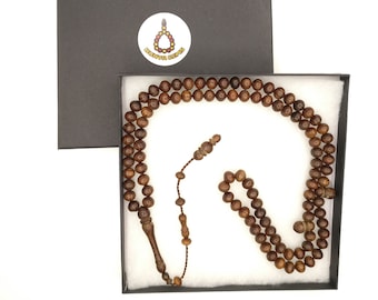 Turkish Kesme Wood Prayer Beads Dua Tasbih Kesme Tesbih Tasbeeh Dhikr Zikr 893