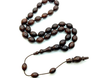 33 Tamarind Wood Prayer Beads Demirhindi Tesbih Tasbih Misbaha Eid 478