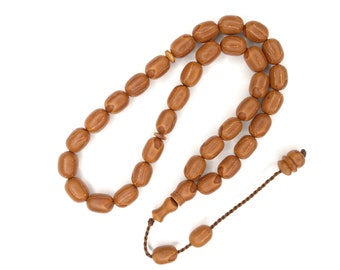 33 Juniper Seed Worry Beads, ANDIZ Tesbih, Tasbih Prayer Beads, Turkish Komboloi, Muslim Rosary Misbaha Subha 032