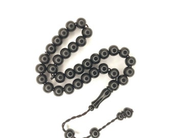 Prayer Beads from German Fiber, Alman Fiber Tesbih Muslim Islam Tasbih Subha 741