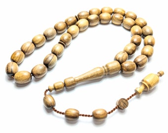 Turpentine Tree Worry Beads Terebinth Wood Tasbih Tesbih Misbaha Subha Eid 531