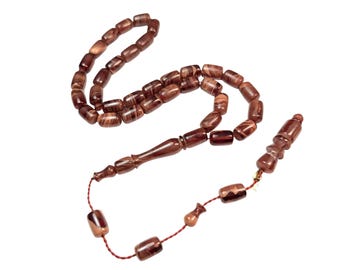 AYKIRI RENK SIKMA Kehribar Tesbih Tasbih Subha Turkish Prayer Beads Misbaha Subha Tasbeeh Komboloi 261