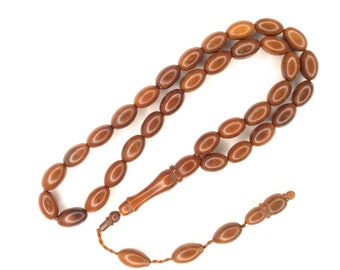Turkish Kokka Prayer Beads Kuka Tasbih Tesbih eid islam Tasbeeh Coquilla Nut 877