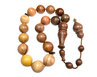 Anatolia Collection Trees Prayer Beads Turkish Wood Tasbih Efe Tesbih Maskot 470