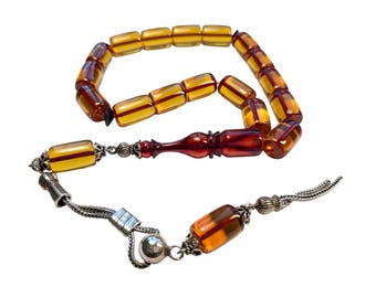Turkish Worry Beads SIKMA Kehribar Maskot Efe Tesbih Prayer Tasbih Misbaha 673