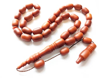 Prayer Beads from German Fiber Alman Fiber Tesbih Worry Misbaha Tasbih Subha 607