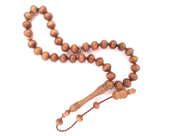 33 Turpentine tree wood Prayer Beads, Terebinth Turkish Worry Beads Menengic Agac Tesbih Tasbih Muslim Rosary Turkish Komboloi Misbaha Subha