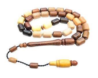 Turkish Variety Wood Prayer Beads Tasbih Tesbih 963