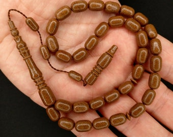 Luxury Worry Beads Turkish Fiber Tesbih Misbaha Subha Prayer Komboloi Gift 571