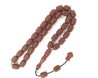 Turkish Worry Beads from Fiber hard material with a mesmerising sound, Fiber Tesbih Muslim Islam Tasbih Subha 715 057