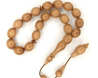 19 Cornelian Cherry Tree Worry Beads Wood Kizilcik Kirazi Efe Tesbih Misbaha 288
