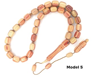 Clearance Budget Tulip Wood Turkish Prayer Beads Tasbih Agac Tesbih Tasbeeh Worry Beads 907