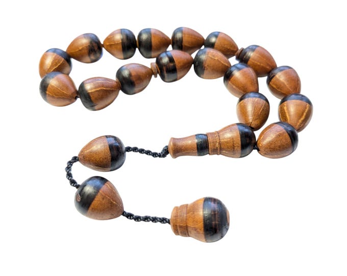 Featured listing image: 17 bead Juniper Worry Beads, ANDIZ Tesbih, Tasbih Prayer Efe Tesbih Maskot Tesbih, Tightly Strung Greek Komboloi, Seed Rosary 648 982