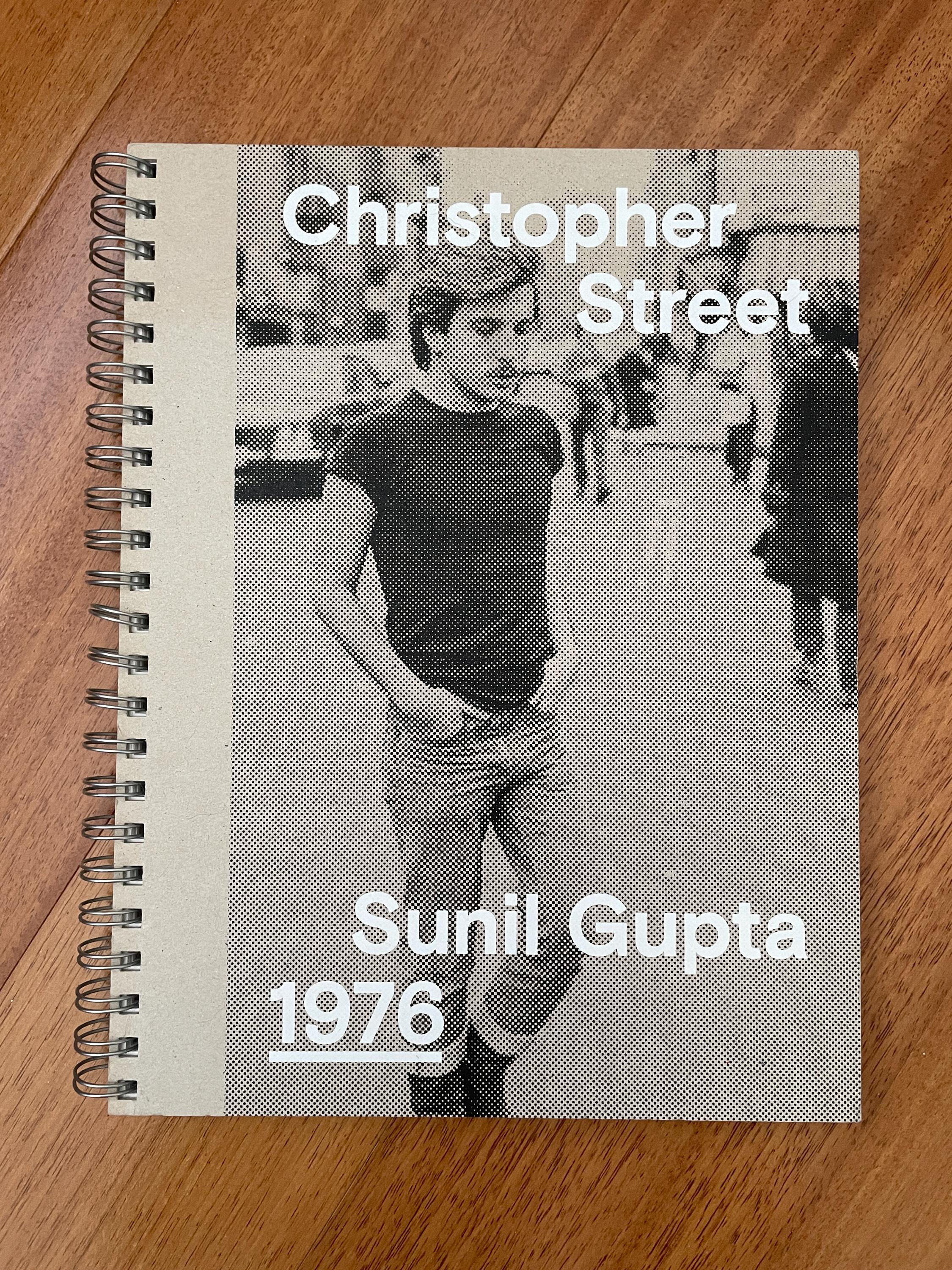 rare signed edition 'Christopher Street, 1976' vintage New York gay street photography by Sunil Gupta / LGBTQ+