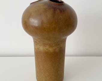 rare Kirsten Günther 'Trio / Moonfrog' vase for Knabstrup, Denmark 1960s / Danish Modern