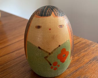 Sanpei Yamanaka (1926-2012) vintage creative Kokeshi doll / Japan / Sosaku