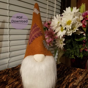 Cute Fabric Gnome Scandinavian Nisse Doll Pattern