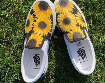 vans shoes sunflower