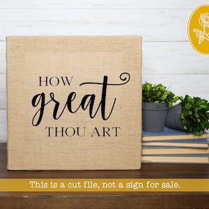SVG FILES, How Great Thou Art, Hymn svg, Christian SVG, Instant Download