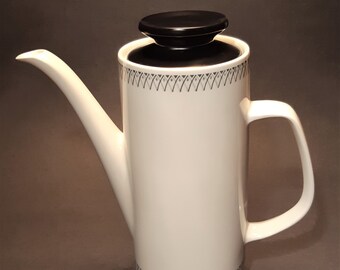 Vintage J/&G Meakin COLONIAL GARDEN Ironstone Tall Coffee Pot Green Roses