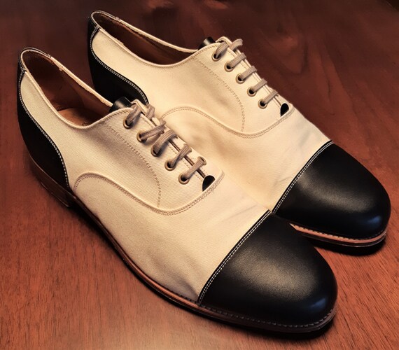 linen oxford shoes