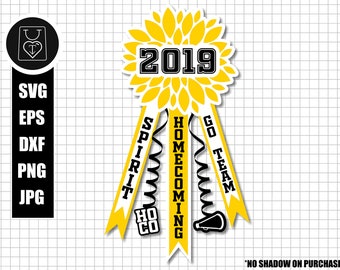 Homecoming Mum Svg File Etsy