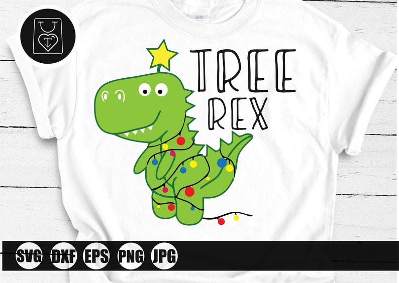 Download Free Tree Rex Svg Tree Rex Shirt Svg Christmas Dinosaur Svg Etsy SVG DXF Cut File