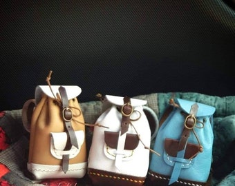 HideePack – Mini Leather Backpack for Blythe Doll – Handmade Doll Bag – Custom Size Available