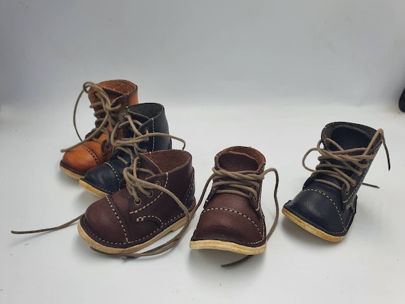 Handmade Leather Boots for Paola Reina Doll - Customizable Doll Shoes