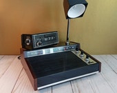 Vintage York Flip Clock Radio Desk Lamp DCR-93 RARE