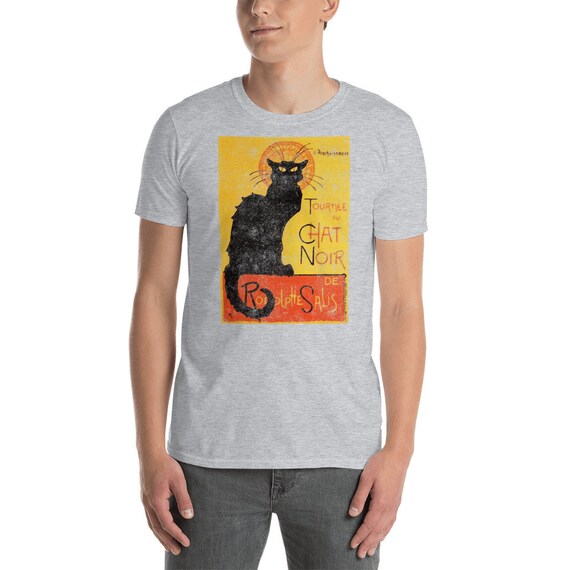 Tournee Du Chat Noir Black Cat Halloween T Shirt For Women Unisex
