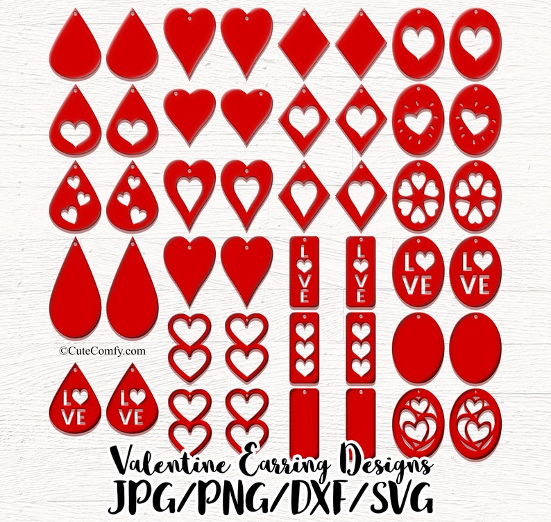 Free Free Heart Earring Svg Free 772 SVG PNG EPS DXF File