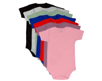 CBObaby Short Sleeve Bodysuits For All Ages (Solid Colors)