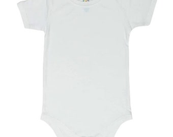 CBObaby Short Sleeve Bodysuits For All Ages (White)
