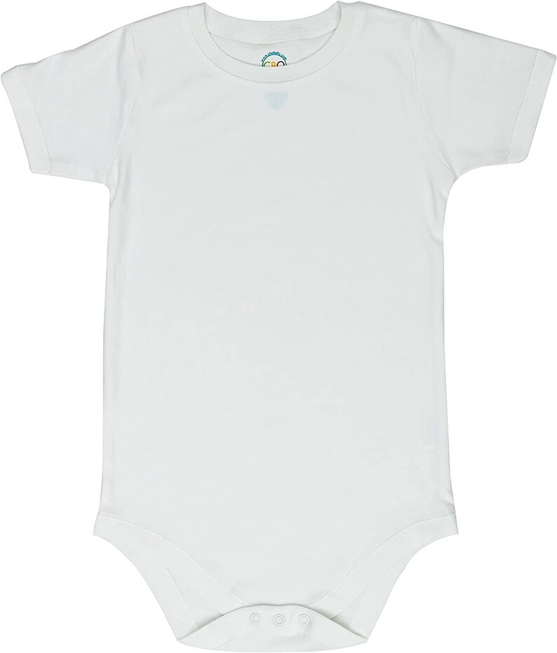 CBObaby 4T 5T 6T Toddler Bodysuit Short Sleeve Round Crew Neck 3-Pack