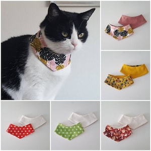 Cat bandana *Stretch* with Velcro fastener made of jersey