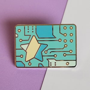 Star Circuit Enamel Pin