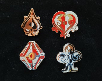 Playing Card Pin Set