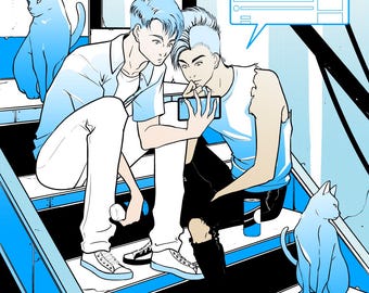 Date Night (cat) 5x7"