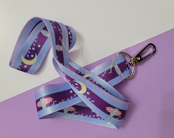 Moonlight Bats Lanyard