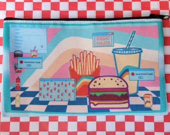 Dollar Menu Burger Pencil Case