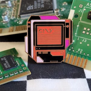 Command Terminal Black Enamel Pin