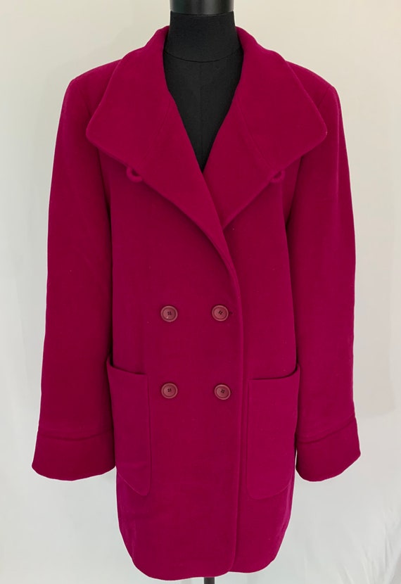 Vintage pink coat Louis Féraud