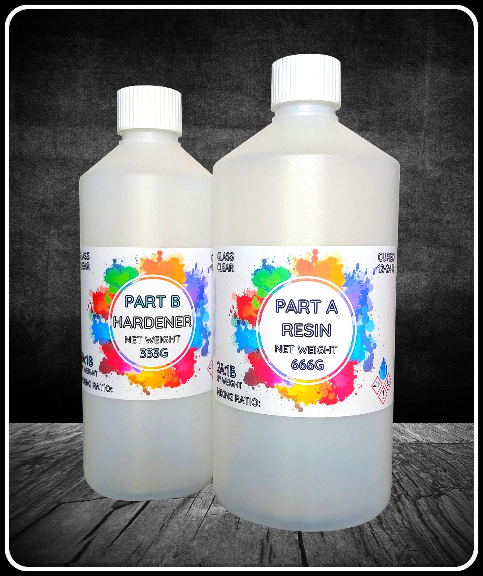 Epoxy Resin Glass Crystal Clear Transparent Art Craft Quick Etsy UK