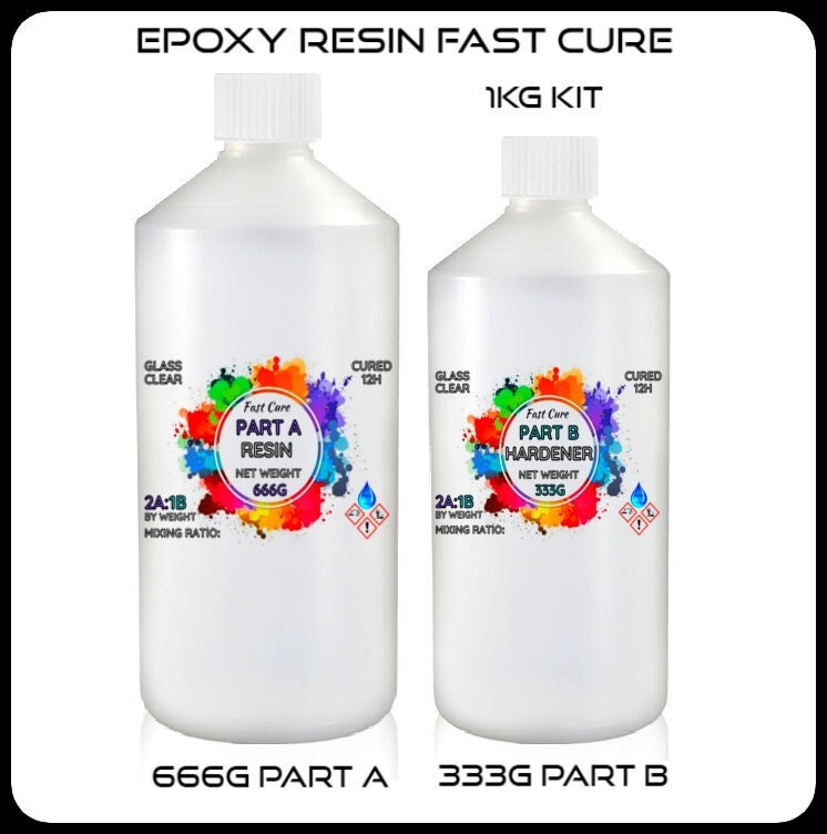 Epoxy Resin Glass Crystal Clear Transparent Art Craft Quick Cure