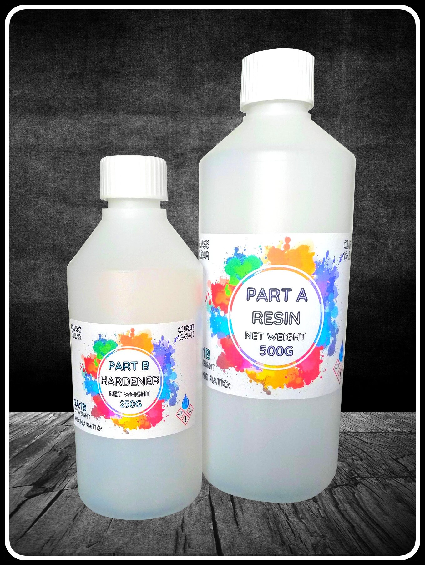 Epoxy Resin Glass Crystal Clear Transparent Art Craft Quick Etsy UK