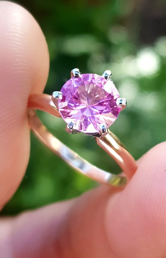szk 様し専用Time jewelry ピンクサファイア　14k リング　指輪 K18ピンクゴールド ピンクサファイア リング | 高品質 金・プラチナ