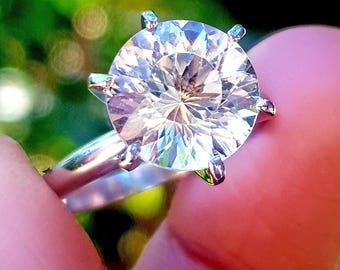 Zaffiri: Anello In Oro Bianco Con Diamanti E Zaffiri Rosa - Foto 11